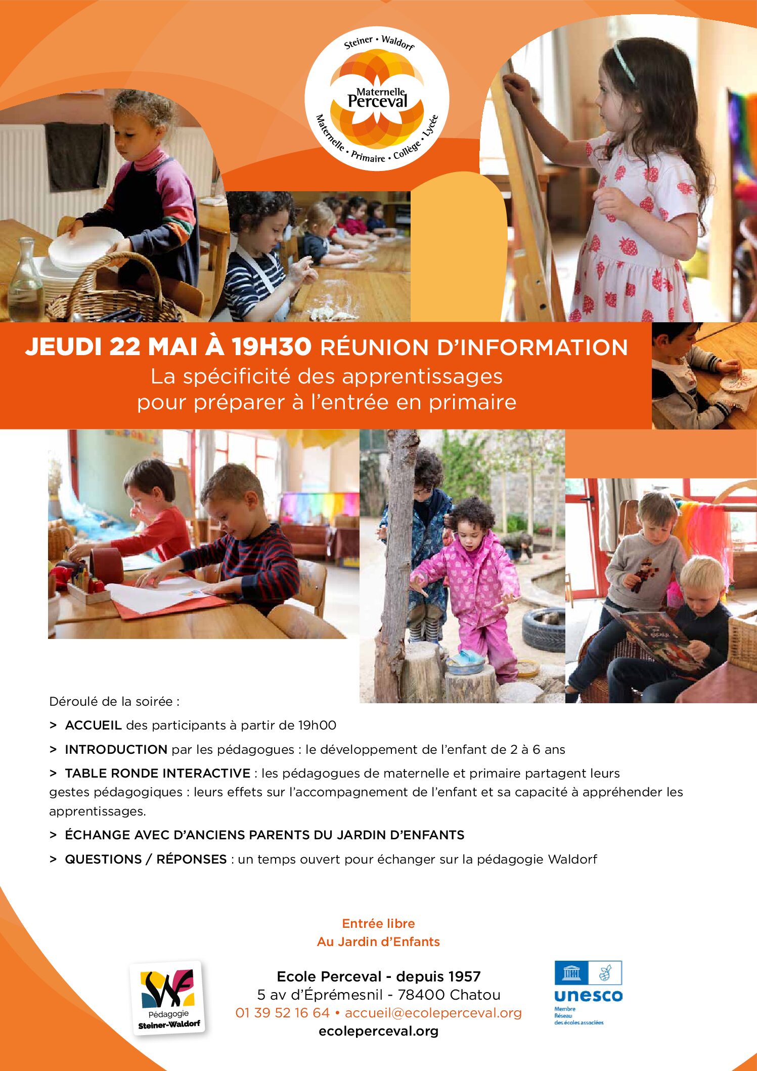 JEUDI 22 MAI À 19H30 RÉUNION D’INFORMATION