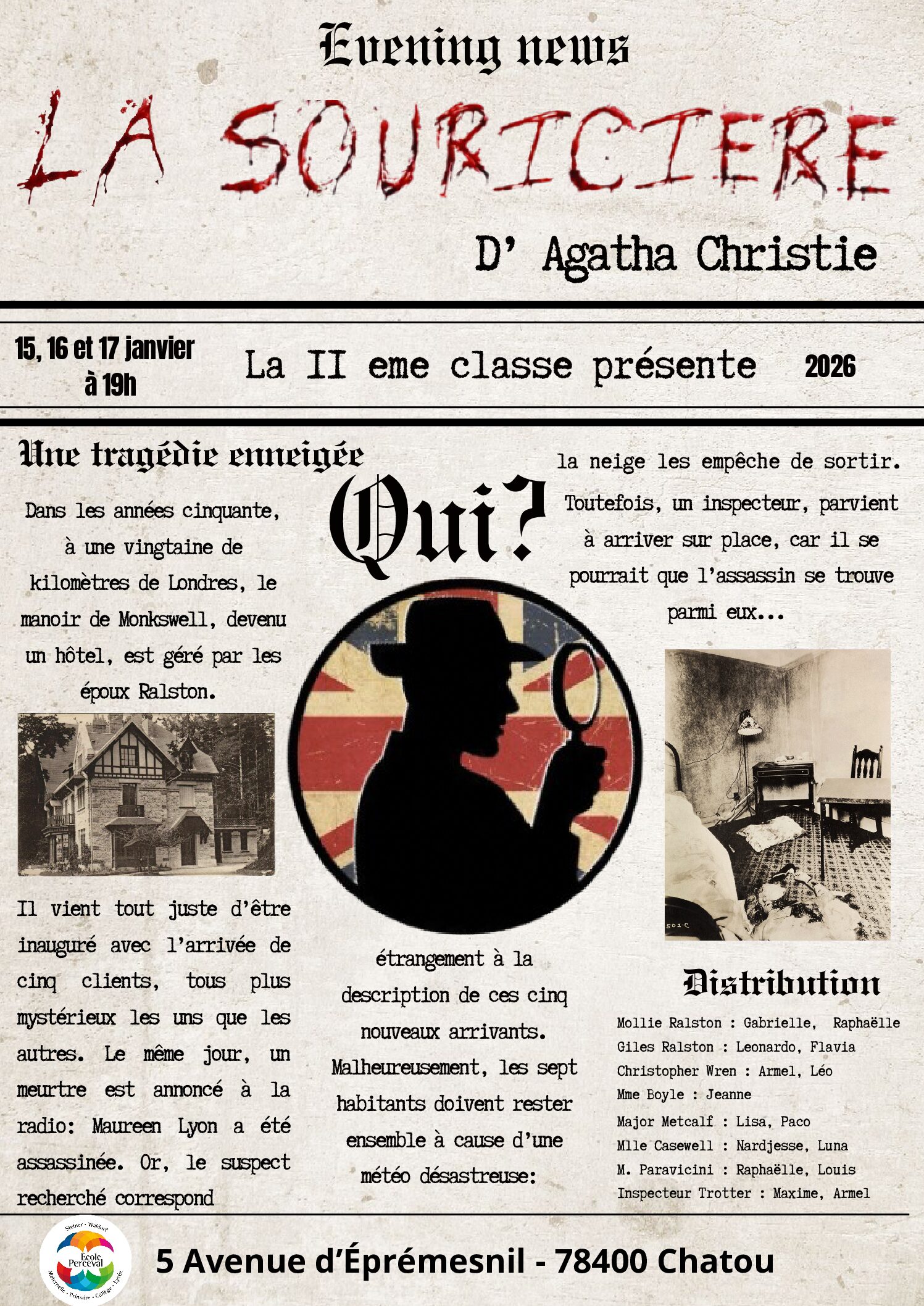 Représentations théâtrales de la 11e classe